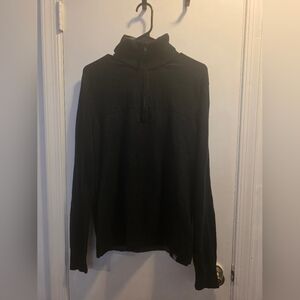 Men's North Face Black Half-Zip Sweater